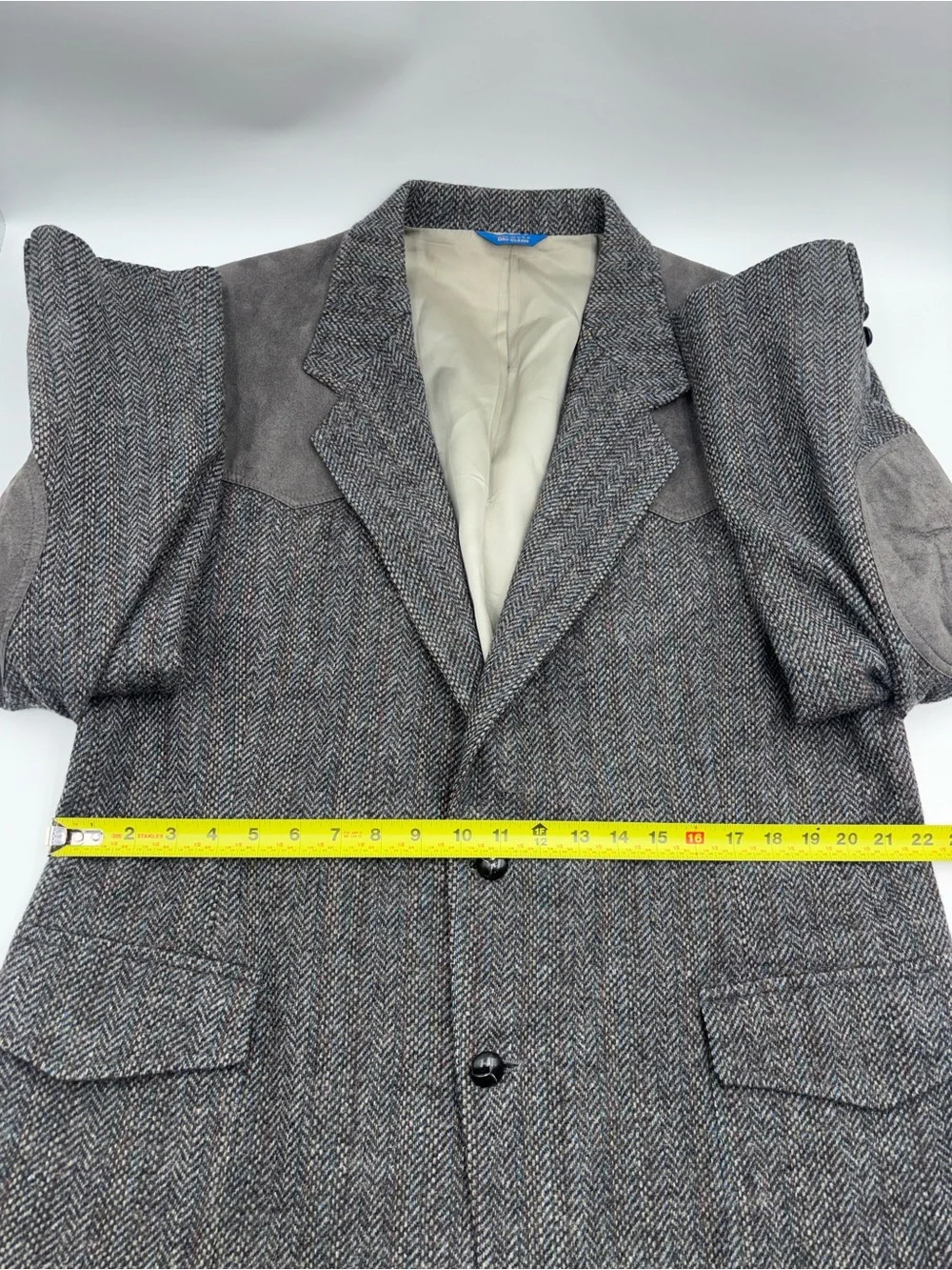 PENDLETON Vtg Western Suit Jacket Gray Blazer Men's Sz 46L USA Made Wool